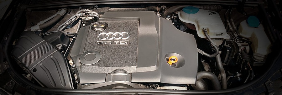 2.0-литровый дизельный силовой агрегат Audi BRE под капотом Ауди A4.