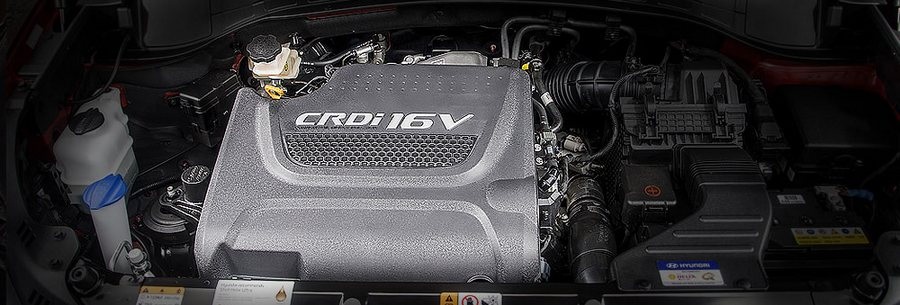 2.2-литровый дизельный силовой агрегат Hyundai D4HB под капотом Хендай Санта Фе.