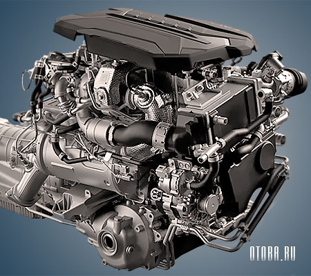 3.0-литровый дизельный мотор Хендай D6JA фото.