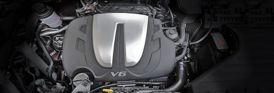 3.5-литровый бензиновый силовой агрегат Hyundai G6DC под капотом Хендай Санта Фе.