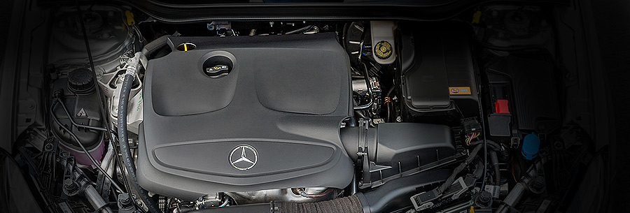 1.6-литровый бензиновый силовой агрегат Mercedes M270 под капотом Мерседес 190.