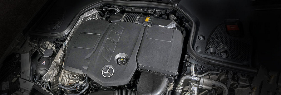 2.0-литровый дизельный силовой агрегат Mercedes OM654 под капотом Мерседес E 220 d.