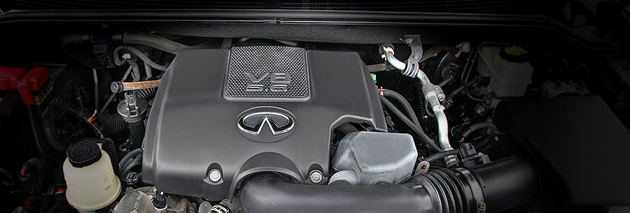 5.6-литровый бензиновый силовой агрегат Nissan VK56DE под капотом Infiniti QX56