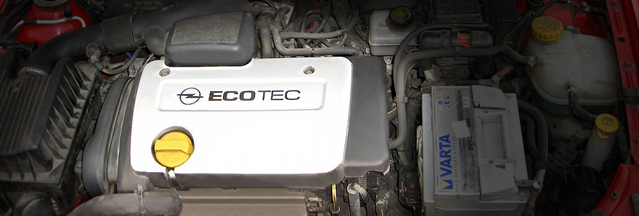 1.6-литровый бензиновый силовой агрегат Opel X16XEL под капотом Опель Вектра.