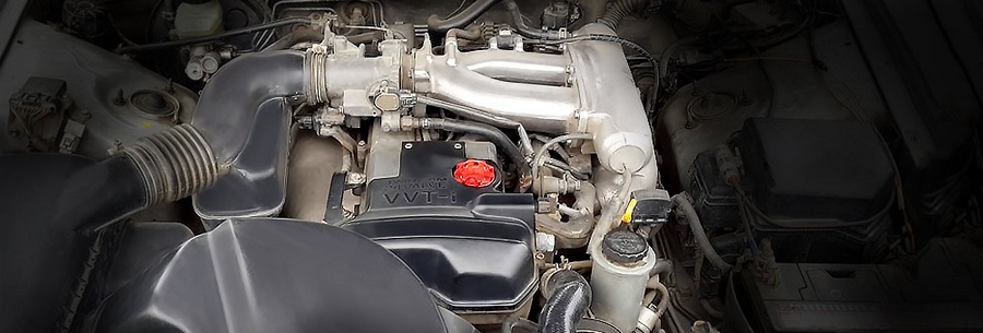 2.5-литровый бензиновый силовой агрегат Toyota 1JZ-GE под капотом Тайота Марк.