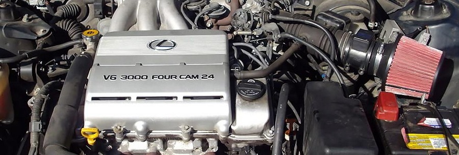 3.0-литровый бензиновый силовой агрегат Toyota 1MZ-FE под капотом Лексус ES.