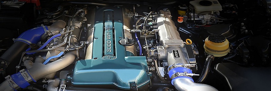 3.0-литровый бензиновый силовой агрегат Toyota 2JZ-GTE под капотом Тайота Кроун.