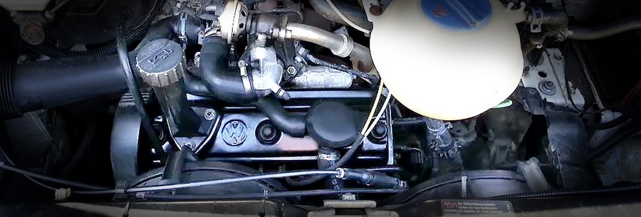 1.9-литровый дизельный силовой агрегат VW ABL под капотом Фольксваген Транспортер Т4.