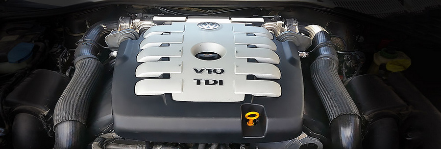 5.0-литровый дизельный силовой агрегат VW AYH под капотом Фольксваген Туарег.