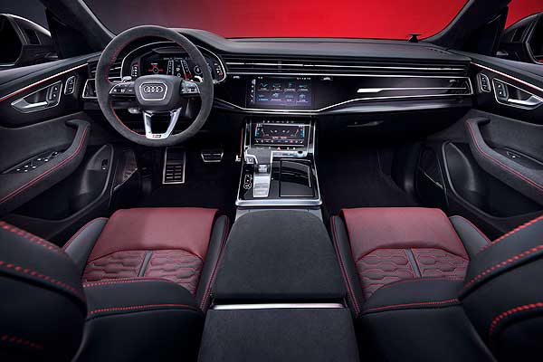 Кроссовер Ауди RS Q8 1 (4М) после обновления интерьер