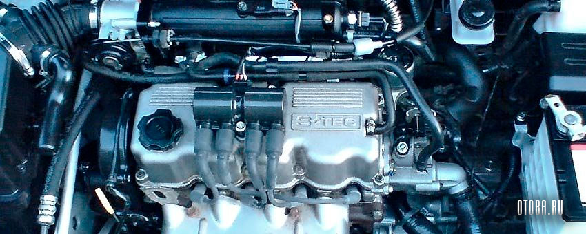 Двигатель B12S1 под капотом Шевроле Авео
