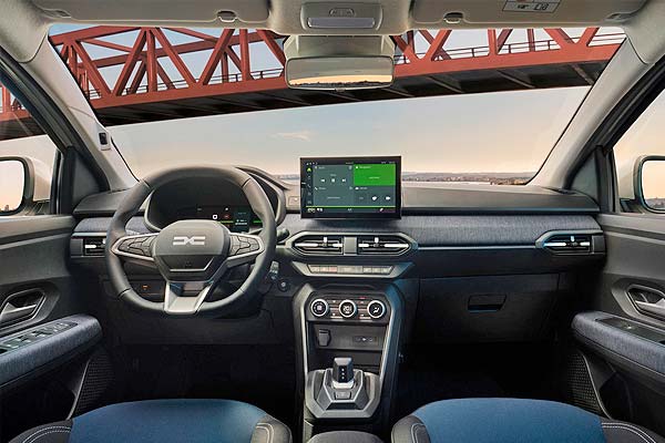 Sedan Dacia Logan III (LJI) после второго обновления интерьер