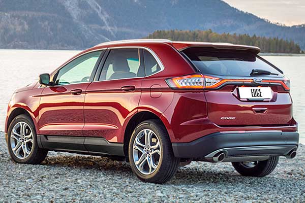 Кроссовер Ford Edge 2 (CD539) дорестайлинговая версия вид сзади