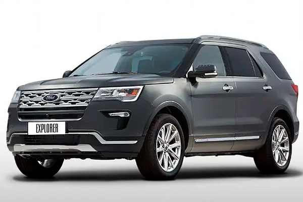 Внедорожник Ford Explorer 5 (U502) второй рестайлинг вид спереди