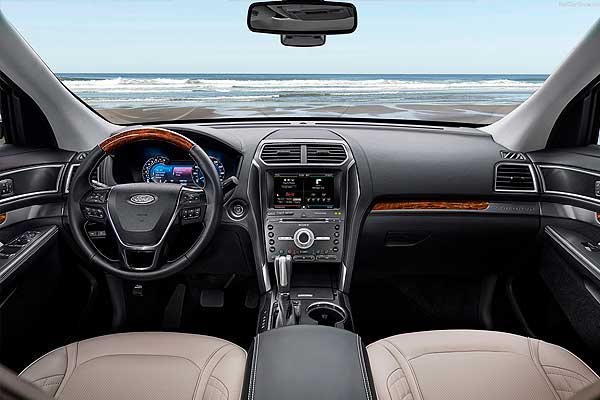 Внедорожник Ford Explorer V (U502) после первого обновления интерьер