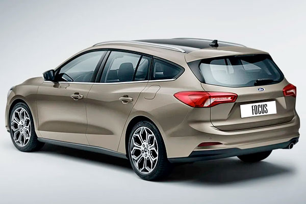 Hatchback Ford Focus 4 (C519) дорестайлинговая версия вид сзади