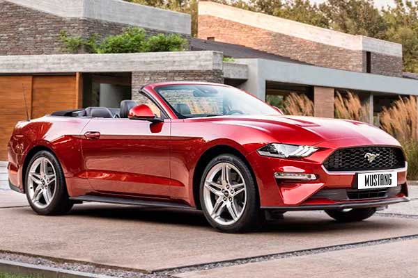 Кабриолет Ford Mustang VI (S550) рестайлинговая модификация