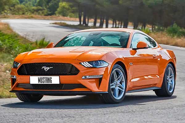 Coupe Ford Mustang 6 (S550) рестайлинг вид спереди