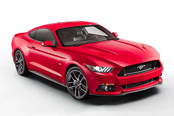 Купе Форд Мустанг 6 (S550) до рестайлинга вид спереди