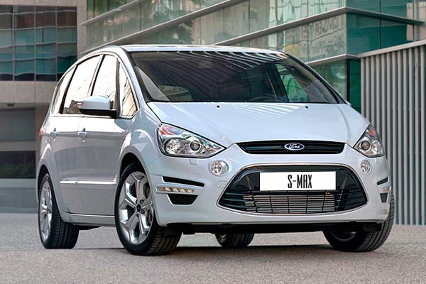 Минивэн Ford S-MAX 1 (CD340) рестайлинг вид спереди