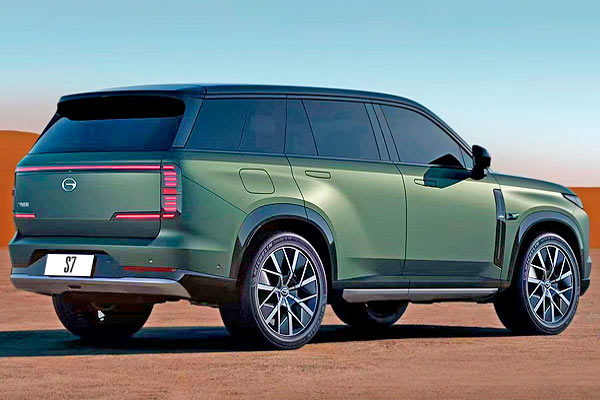 Кроссовер GAC S7 1 (T68) вид сзади