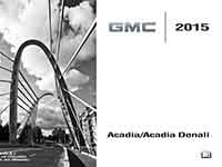 Мануал GMC Acadia 1