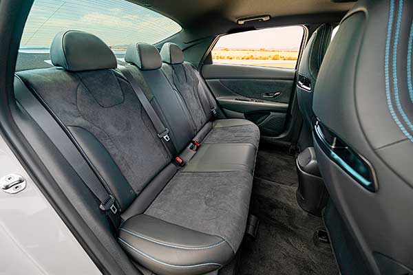 Седан Хендай Элантра N VII (CN7) дорестайлинговая модификация салон