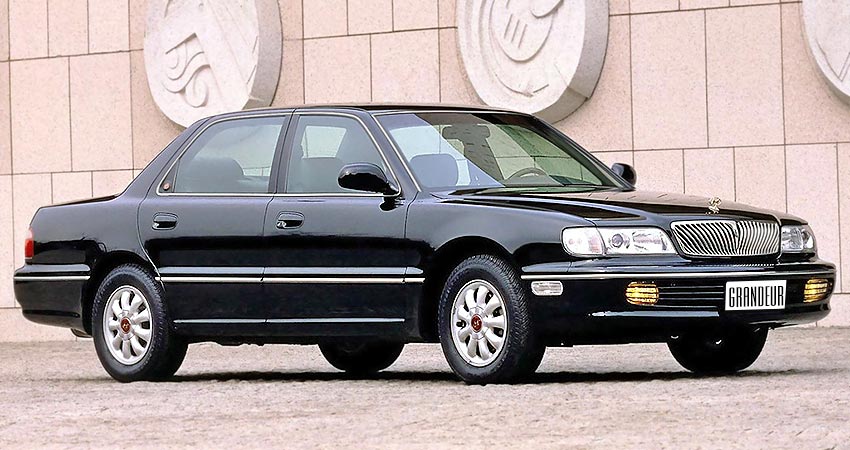 Hyundai Grandeur 1997 года с бензиновым двигателем 2.5 литра