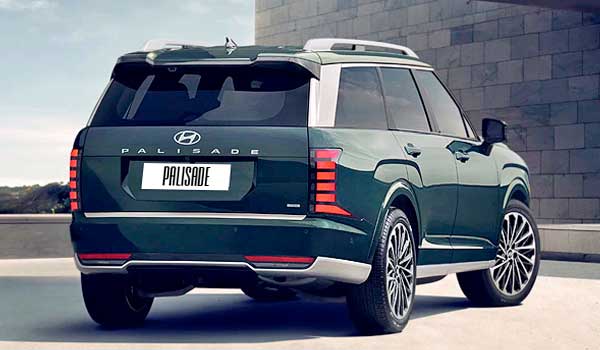 Кроссовер Hyundai Palisade 2 (LX3) вид сзади