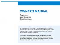 Owner’s manual Hyundai