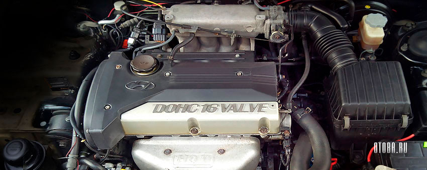 Мотор Хендай Соната 1.8 литра G4JN под капотом.