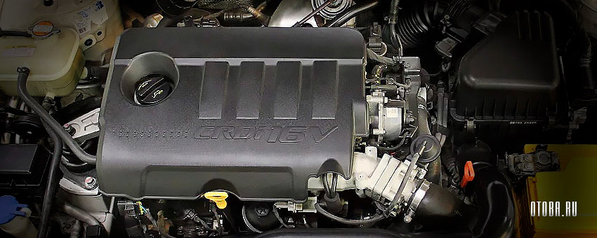 Мотор 1.6 дизель Hyundai D4FB под капотом.