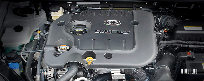 Дизельный двигатель 2.7 литра Hyundai D4EA под капотом Kia Magentis 2.