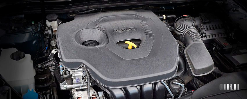 Двигатель 2.0 литра Hyundai G4ND под капотом Kia Optima.