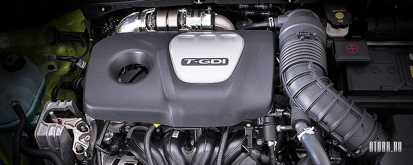 Турбо мотор 1.6 литра Hyundai G4FJ под капотом Kia Sportage.