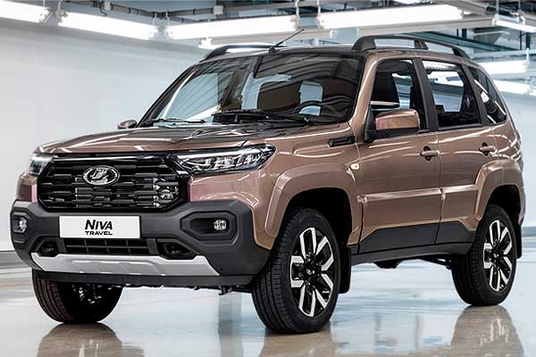 Внедорожник Lada Niva Travel рестайлинговая версия вид спереди