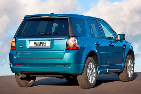 Кроссовер Land Rover Freelander II (L359)  вид сзади вторая рестайлинговая версия