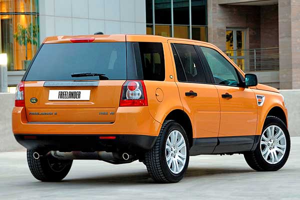 Кроссовер Land Rover Freelander 2 (L359) вид сзади дорестайлинговая версия