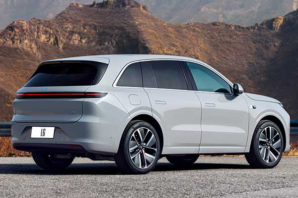 Кроссовер Lixiang L6 1 (X04) вид сзади