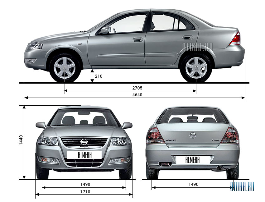 Технические характеристики Nissan Almera Classic B10 и полный обзор с фото