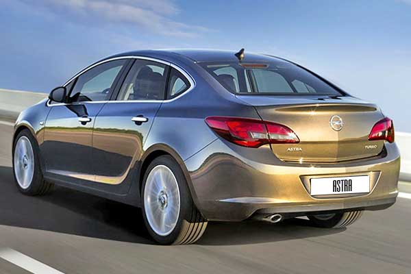 Седан Opel Astra 3 (P10) после обновления