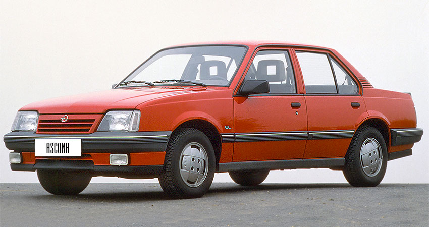 Opel Ascona 1986 года