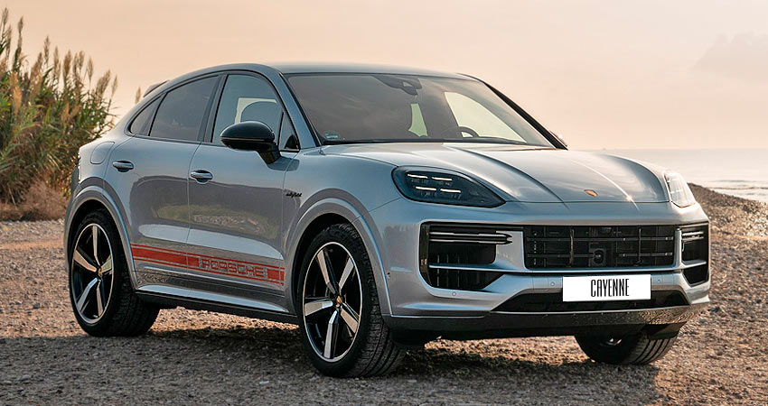 Porsche Cayenne Coupe Turbo E-Hybrid 2024 года