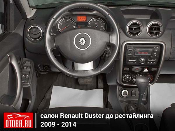 Приборная панель Duster до модернизации