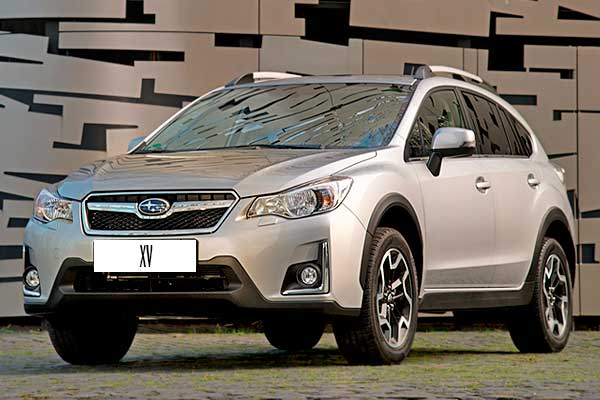 Кроссовер Subaru XV 1 (GP) рестайлинг вид спереди