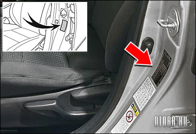 Вин-номер автомобиля Toyota Auris 1