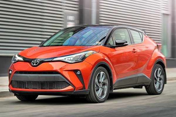 Кроссовер Тойота C-HR (AX10) рестайлинг вид спереди