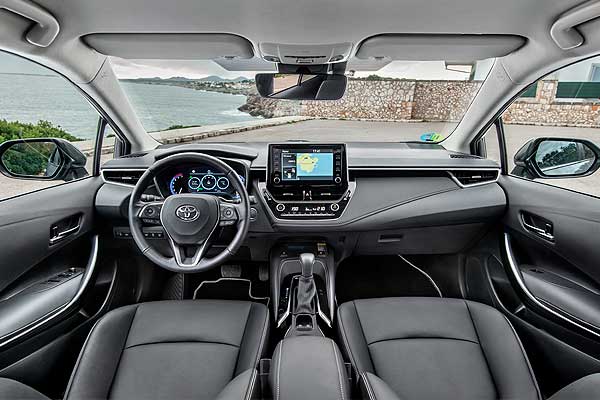 Toyota Corolla XII (E210) до обновления интерьер