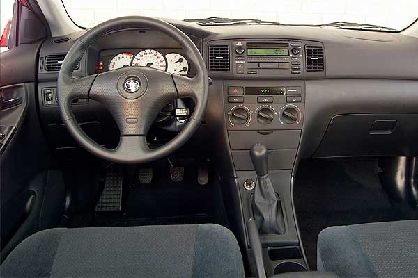 Седан Toyota Corolla USA 9 (E130) интерьер торпедо до обновления