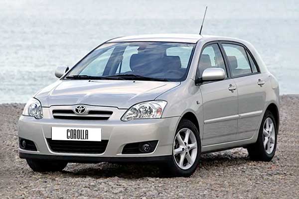 Хэтчбек Toyota Corolla IX (E120) рестайлинговая модификация